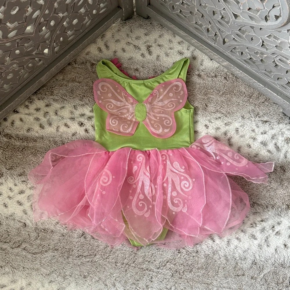 Gymboree green fairy dress baby girls 18-24 months Halloween costume fairycore